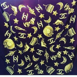 Chanel silk scarf